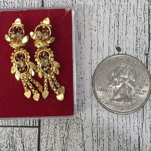 Bhoomi Elegant Gold Dangle Earrings